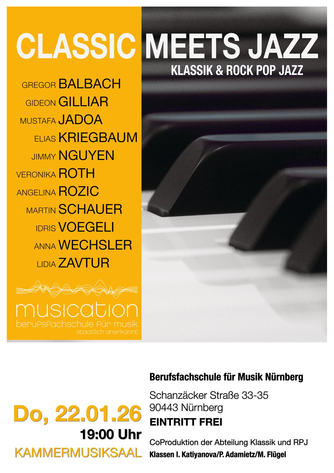 Vortragsabend „Klavier“